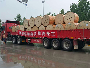 PT视讯科技援建湖南洪水灾区，为湖南移动提供通讯物资