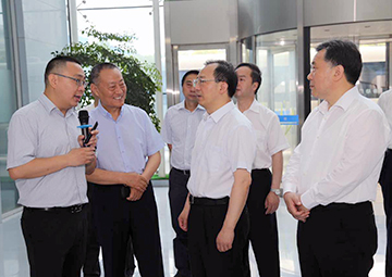 国务委员、国务院秘书长， 时任江苏省委书记吴政隆调研PT视讯科技